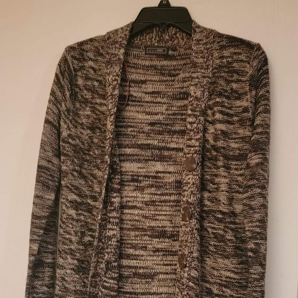 Large button down cardigan